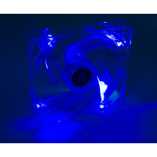 AKYGA Rendszerhűtő ventil&aacute;tor AW-12A-BL, K&eacute;k LED 12cm