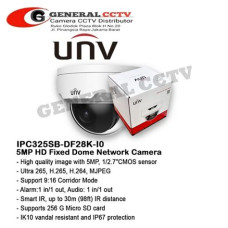 Uniview 4MP LightHunter IR csőkamera 2.7-13.5mm motoros objekt&iacute;vvel SIP (Smart Intrusion Prevention) objektum detekt&aacute;l&aacute;si funkci&oacute;val IPC2324SB-DZK-I0