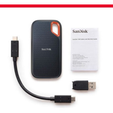 Sandisk 1TB USB3.2/USB Type-C Extreme Portable SSD V2 Grey 186533