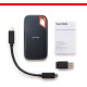 Sandisk 1TB USB3.2/USB Type-C Extreme Portable SSD V2 Grey 186533