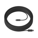LOGITECH STRONG USB 3.1 CABLE  25m - USB C vers USB A- GRAPHITE - WW 939-001802