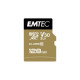EMTEC Memóriakártya, microSDXC, 128GB, UHS-I/U3/V30/A2, 100/95 MB/s, adapter, EMTEC 