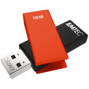 EMTEC Pendrive, 128GB, USB 2.0, EMTEC "C350 Brick", narancssárga ECMMD128GC352 EMTEC Pendrive, 128GB, USB 2.0, EMTEC "C350 Brick", narancssárga ECMMD128GC352