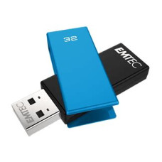 EMTEC Pendrive, 32GB, USB 2.0, EMTEC "C350 Brick", kék ECMMD32GC352