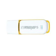 Philips Pendrive USB 3.0 128GB Snow Edition fehér-sárga PH665380 Philips Pendrive USB 3.0 128GB Snow Edition fehér-sárga PH665380