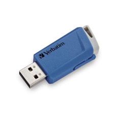 VERBATIM Pendrive, 2 x 32GB, USB 3.2, 80/25MB/sec, VERBATIM "Store n Click", piros, kék 49308