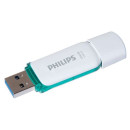 Philips Pendrive USB 3.0 256GB Snow Edition fehér-zöld PH665427 FM25FD75B/10 Philips Pendrive USB 3.0 256GB Snow Edition fehér-zöld PH665427 FM25FD75B/10