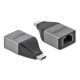 Delock 64118 USB Type-C apa > Gigabit LAN anya kompakt adapter 64118
