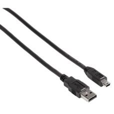Hama FIC USB A - mini USB B 1,5m fekete adatk&aacute;bel 200606