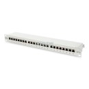 DIGITUS CAT6A 24port 19" 1U kompakt szürke árnyékolt Patch Panel DN-91624S-EA DIGITUS CAT6A 24port 19" 1U kompakt szürke árnyékolt Patch Panel DN-91624S-EA