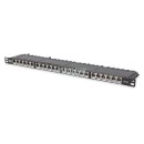 DIGITUS CAT6 HD 24port 19" 0,5U kompakt fekete árnyékolt Patch Panel DN-91624S-SL-SH DIGITUS CAT6 HD 24port 19" 0,5U kompakt fekete árnyékolt Patch Panel DN-91624S-SL-SH