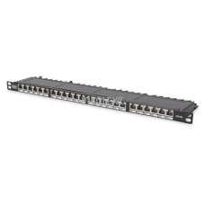 DIGITUS CAT6 HD 24port 19" 0,5U kompakt fekete árnyékolt Patch Panel DN-91624S-SL-SH DIGITUS CAT6 HD 24port 19" 0,5U kompakt fekete árnyékolt Patch Panel DN-91624S-SL-SH
