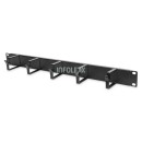 DIGITUS DN-97661 19" 1U fésűs kábelrendező DN-97661 DIGITUS DN-97661 19" 1U fésűs kábelrendező DN-97661