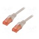 DIGITUS CAT6 U/UTP LSZH 5m fekete patch kábel DK-1617-050/BL DIGITUS CAT6 U/UTP LSZH 5m fekete patch kábel DK-1617-050/BL