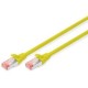 DIGITUS CAT6 S-FTP LSZH 10m sárga patch kábel DK-1644-100/Y
