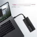 Axagon EEM2-GTR SuperSpeed+ USB-C - NVMe M.2 fekete ház EEM2-GTR