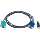 ATEN 2L-5205U KVM Kábel USB VGA 5m 2L-5205U ATEN 2L-5205U KVM Kábel USB VGA 5m 2L-5205U