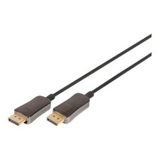 ASSMANN DisplayPort AOC Hybrid-fiber connection cable M/M 15m UHD 8K60Hz CE gold bl AK-340107-150-S ASSMANN DisplayPort AOC Hybrid-fiber connection cable M/M 15m UHD 8K60Hz CE gold bl AK-340107-150-S