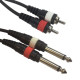 KAA-Audio adapter 6,3 Jack 2x RCA elosztó 05242 KAA-Audio adapter 6,3 Jack 2x RCA elosztó 05242