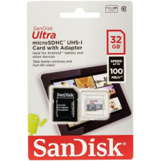 128GB microSDXC Sandisk Ultra CL10 + adapter (186560 / SDSQUNR-128G-GN3MA) 128GB microSDXC Sandisk Ultra CL10 + adapter (186560 / SDSQUNR-128G-GN3MA)