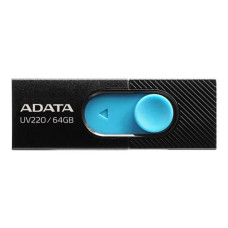 ADATA 64GB UV220 USB 2.0 Pendrive - Fekete/K&eacute;k AUV220-64G-RBKBL