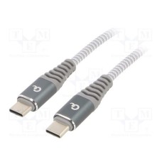USB 2.0 C-C kábel 1,5m Gembird PD 60W fonott CC-USB2B-CMCM60-1.5M CC-USB2B-CMCM60-1.5M USB 2.0 C-C kábel 1,5m Gembird PD 60W fonott CC-USB2B-CMCM60-1.5M CC-USB2B-CMCM60-1.5M