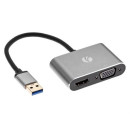 USB 3.0 A-HDMI + VGA Gembird A-USB3-HDMIVGA-01 A-USB3-HDMIVGA-01 USB 3.0 A-HDMI + VGA Gembird A-USB3-HDMIVGA-01 A-USB3-HDMIVGA-01