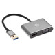 USB 3.0 A-HDMI + VGA Gembird A-USB3-HDMIVGA-01 A-USB3-HDMIVGA-01