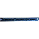 EXCEL Patch Panel Cat.6 FTP 24 portos 1U, fekete 100-013