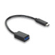 ACT AC7340 USB3.2 Gen2 OTG cable C male 0,2m Black AC7340