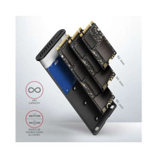 AXAGON EEM2-SBC SuperSpeed+ USB-C - M.2 SATA SSD RAW Box EEM2-SBC