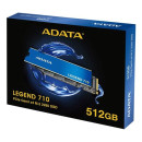 ADATA SSD M.2 2280 NVMe Gen3x4 512GB LEGEND 710 ALEG-710-512GCS