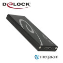 Delock M.2 külső SSD ház fekete (42007)