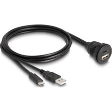 Club 3D CAC-1411 USB 3.2 Gen 2 A -> USB 3.2 Gen 2 A M/F adatkábel hosszabbító 5m fekete CAC-1411