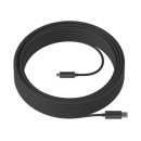 LOGITECH STRONG USB 3.1 CABLE 10m - GRAPHITE - WW 939-001799 LOGITECH STRONG USB 3.1 CABLE 10m - GRAPHITE - WW 939-001799
