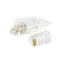 Gembird RJ45/PLUG3UP6/10 Modular plug 8P8C 6u Gold plated 10 pcs per bag PLUG3UP6/10