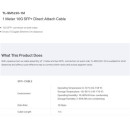 TP-Link TL-SM5220-1M 1m 10G SFP+ Direct Attach Cable TL-SM5220-1M TP-Link TL-SM5220-1M 1m 10G SFP+ Direct Attach Cable TL-SM5220-1M