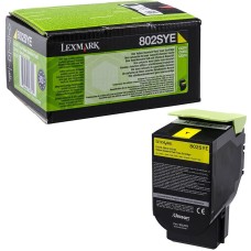 LEXMARK 80C2SYE Toner Lexmark 802SYE yellow 2000 pgs CX310dn / CX310n / CX410de 80C2SYE