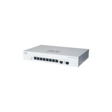 CISCO Switch 8x1000Mbps + 2x1000Mbps SFP, Menedzselhető, F&eacute;mh&aacute;zas, Rackes - CBS220-8T-E-2G-EU CBS220-8T-E-2G-EU