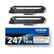 BROTHER TN247BK TWIN-pack black toners BK 3000pages/cartridge TN247BKTWIN BROTHER TN247BK TWIN-pack black toners BK 3000pages/cartridge TN247BKTWIN