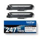 BROTHER TN247BK TWIN-pack black toners BK 3000pages/cartridge TN247BKTWIN