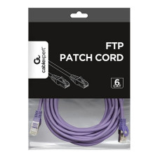 Gembird CAT6 F-UTP Patch Cable 5m Purple PP6-5M/V Gembird CAT6 F-UTP Patch Cable 5m Purple PP6-5M/V