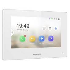 Hikvision IP kaputelefon - DS-KH6320-WTE1 (belt&eacute;ri egys&eacute;g, 7" touch screen, wifi, PoE)