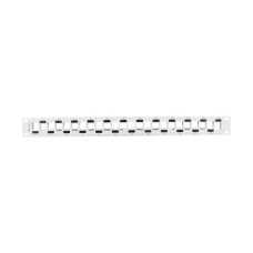 LANBERG patch panel blank 12 port 1U with organizer for keystone modules black PPKS-9112-B