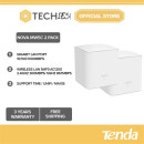 Tenda MW5c AC1200 Whole Home Mesh WiFi System (2 pack) MW5c (2-pack)