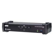 ATEN 2-Port USB 3.0 4K HDMI KVMP Switch with Audio Mixer Mode CS1822-AT-G ATEN 2-Port USB 3.0 4K HDMI KVMP Switch with Audio Mixer Mode CS1822-AT-G