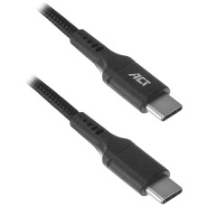 ACT AC3096 USB 2.0 connection cable C male - C male 1m Black AC3096