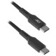 ACT AC3096 USB 2.0 connection cable C male - C male 1m Black AC3096