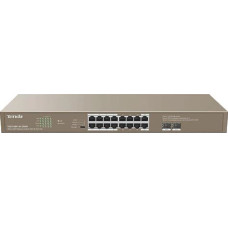 Tenda TEG1118P-16-250W 16-port 16GE+2SFP Ethernet Switch With 16-Port PoE Switch TEG1118P-16-250W