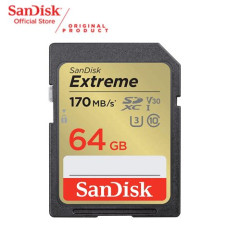 Sandisk 64GB SDXC Class 10 U3 V30 Extreme Pro 121595 Sandisk 64GB SDXC Class 10 U3 V30 Extreme Pro 121595
